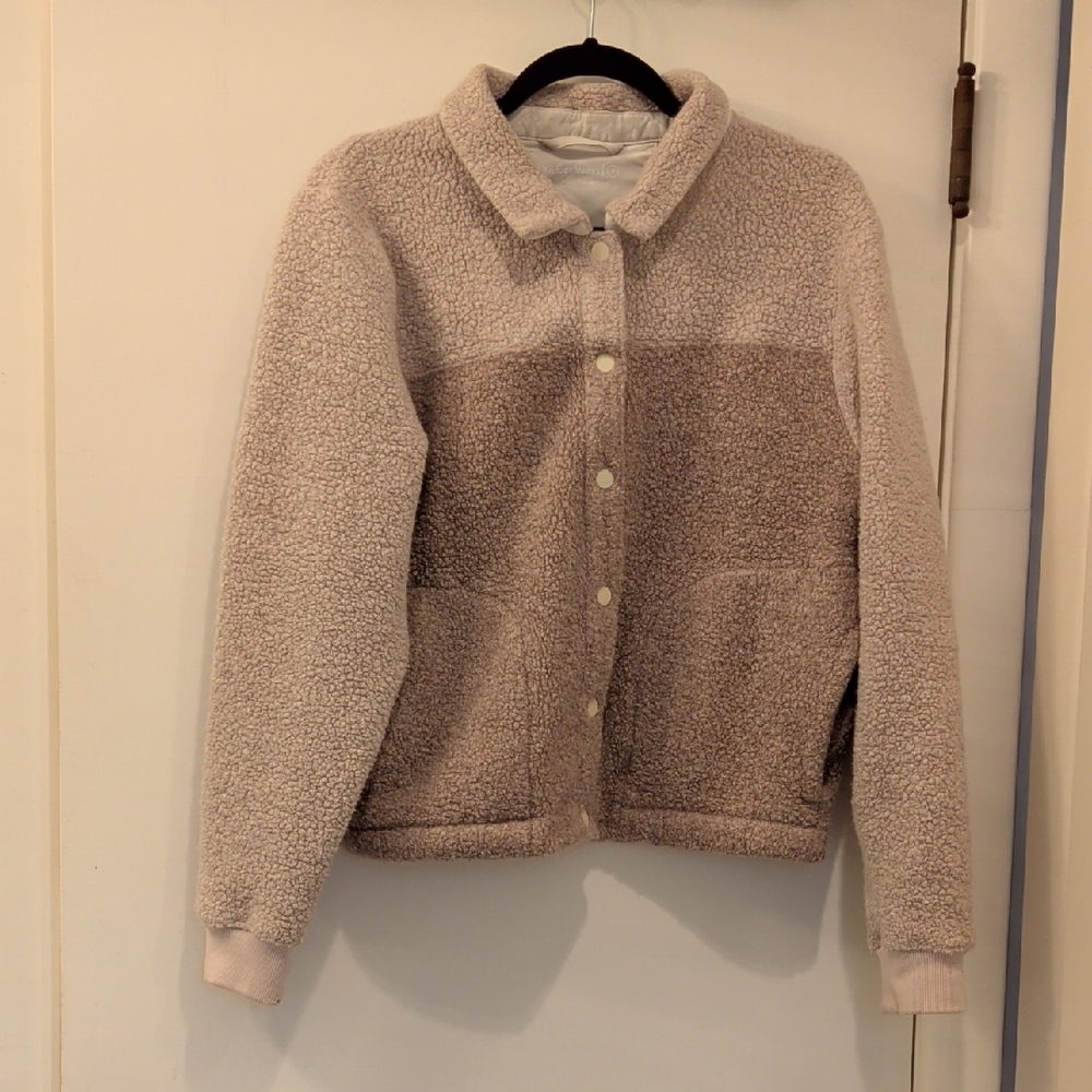 Outdoor Voices Teddy Jacket - Cream and Tan